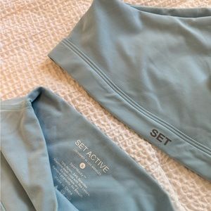 Set active one shoulder bra / legging set!